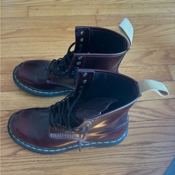 Dr. Martens 1460 8-Eye Leather Boots - Cherry - Picture 4 of 8